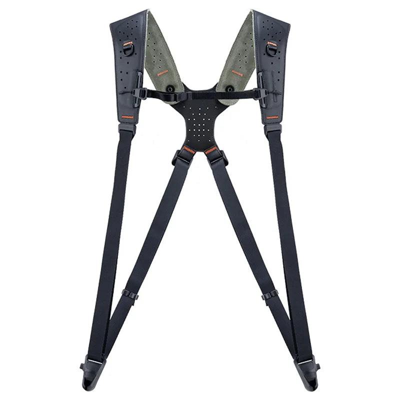 PGYTECH Professional Camera Strap 90kg Load Capacity Dual Shoulder Harness for 3 Cameras - Midnight Black - 1