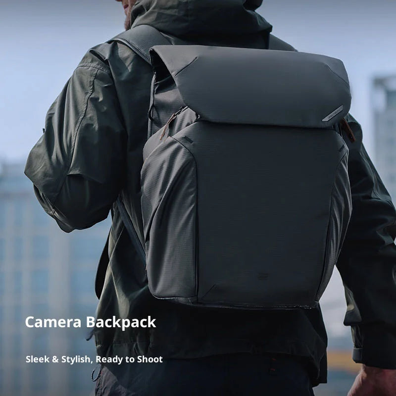 PGYTECH OneGo Camera Backpack 20L with Laptop / iPad Compartment Water-Resistant DSLR / Mirrorless Bag Photography Pack - Matte Black - 2