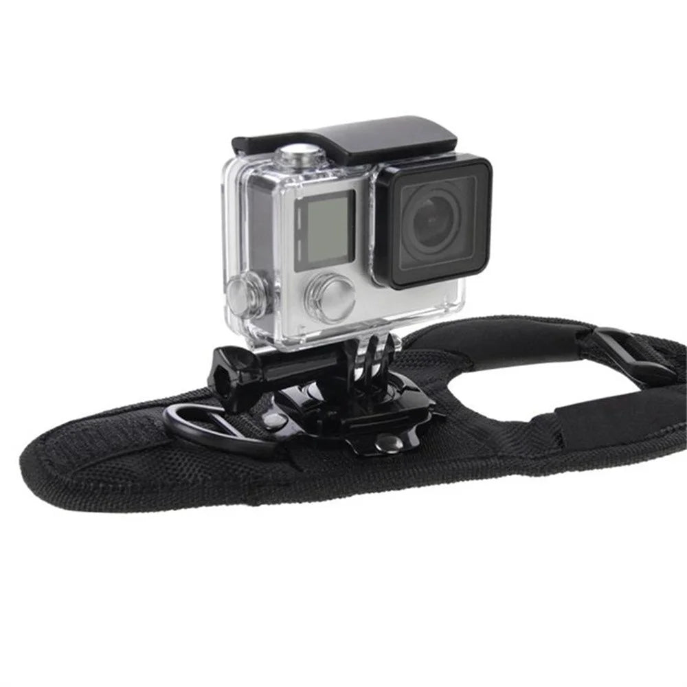 PULUZ PU162 360 Degree Rotation Glove Mount for GoPro / Insta360 / DJI Osmo Action Camera Hand Strap - 4