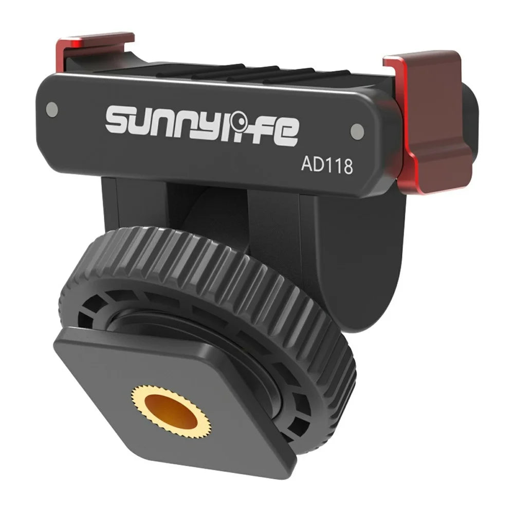 SUNNYLIFE AD118 Magnetic Quick Release Adapter for DJI Osmo 360  /  Action 5 Pro  /  4  /  3  /  2 Adjustable Camera Mount - 2