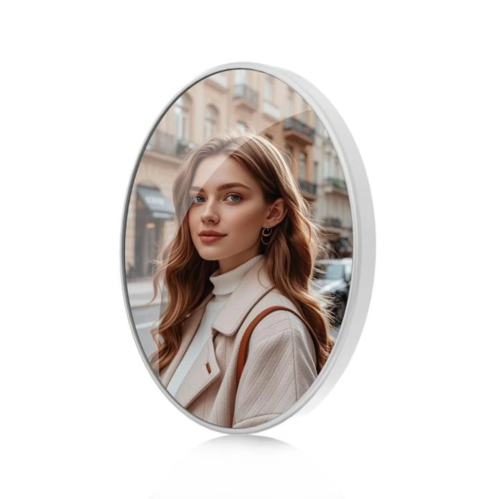 PULUZ PU736W Magnetic Selfie Makeup Mirror Portable Rear Camera Mirror - White - 2