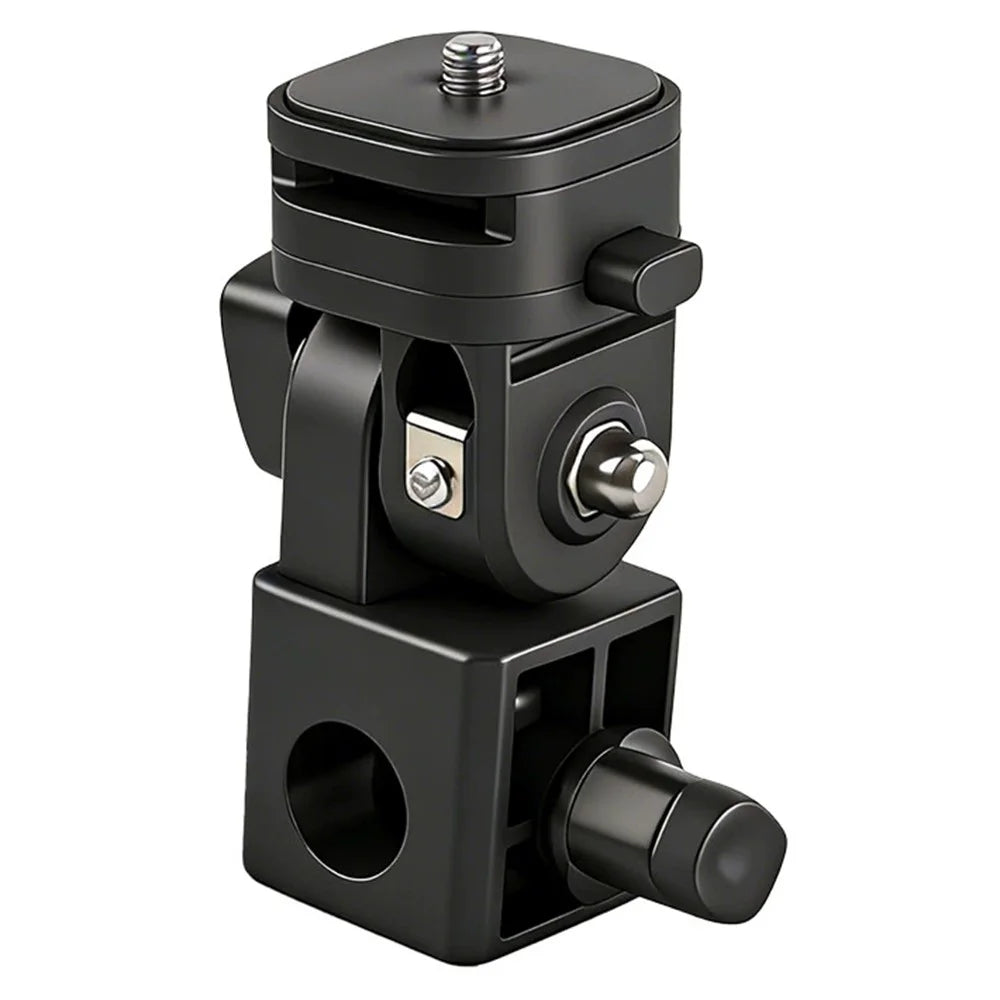 Y079 180 Degree Rotating Light Stand Adapter Bracket 1 / 4 Screw Cold Shoe Quick Release Mount for Camera Phone Fill Light - 1