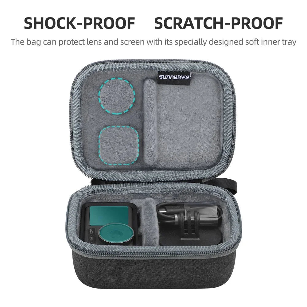 SUNNYLIFE OA3-B511 For DJI Osmo Action 3 Adventure Combo Bag Portable Carrying Case Wear-Resistant Shockproof Bag with Handle - 2
