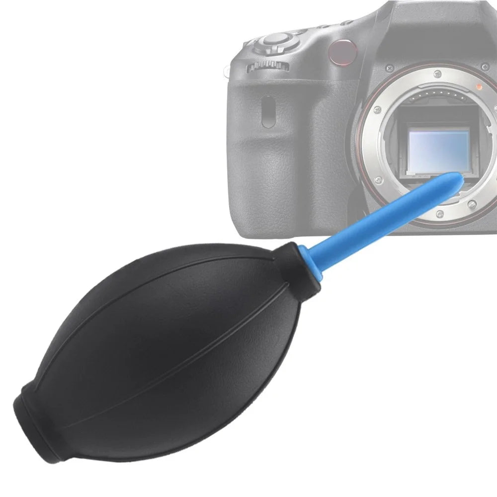 DSLR Lens Cleaning Cloth + Dual Carbon Head Cleaning Pen + Air Blower Camera Lens Cleaning Kit - 5