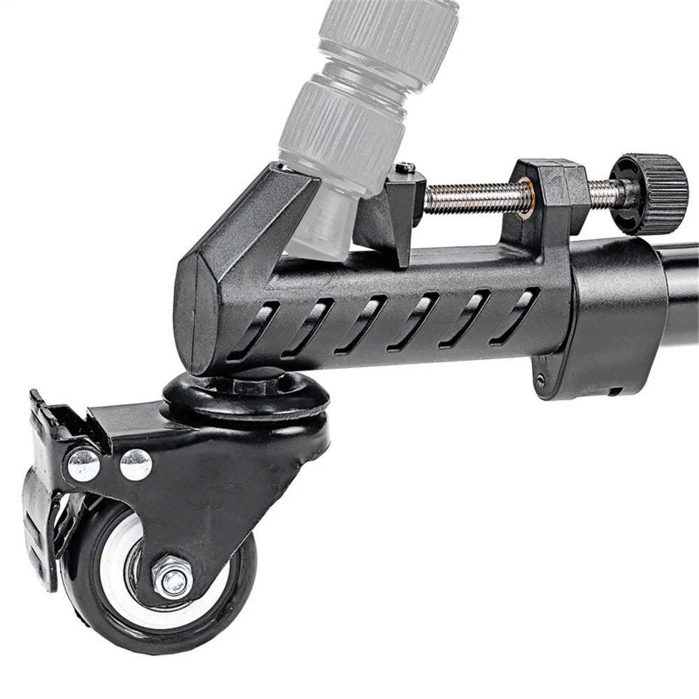 NEEWER NW-600 Middle Size Aluminum Alloy Stretchable Pulley Photography Tripod Mute 3 Wheels Pulley Base - 5