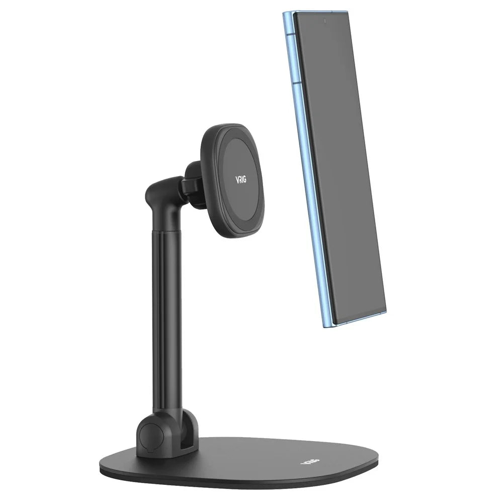 VRIG MG-04 Magnetic Phone Desk Stand for iPhone 14 / 13 / 12 Series / Compatible with Magsafe Case Adjustable Cell Phone Holder - 2