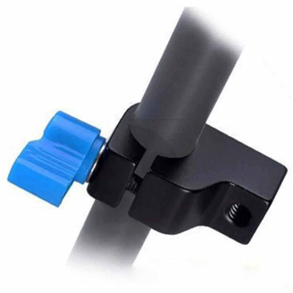 F189 1 / 4" Screw Thread Mount 15mm Rod Clamp Holder for DSLR Camera Rig Rail Magic Arm Support - 5