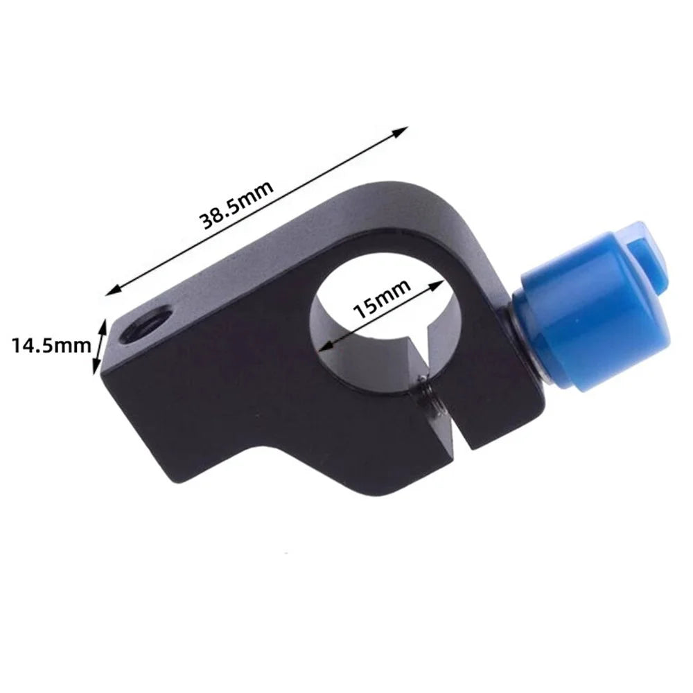 F189 1 / 4" Screw Thread Mount 15mm Rod Clamp Holder for DSLR Camera Rig Rail Magic Arm Support - 6