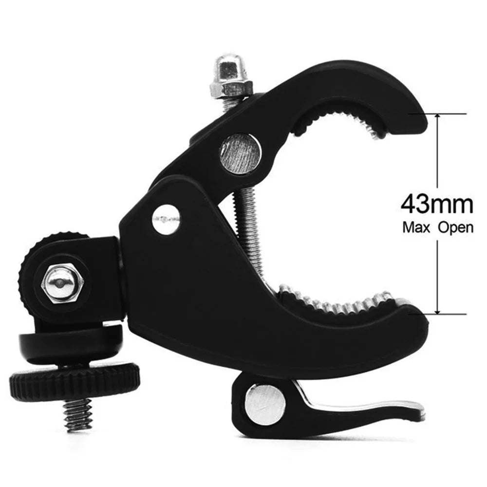 7035 Bike Bicycle Handlebar Mount Clamp 180 Degree Rotation Clip for GoPro Hero 10 9 8 7 6 5 4 3 Camera - 6
