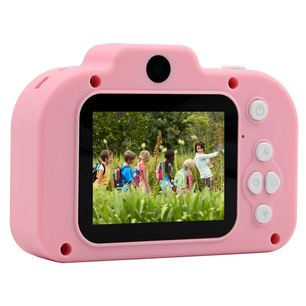 KDC-0025A 2.0 inch Screen HD Kids Camera Toy Dual Lens Digital Camera Video Recorder - Pink - 4
