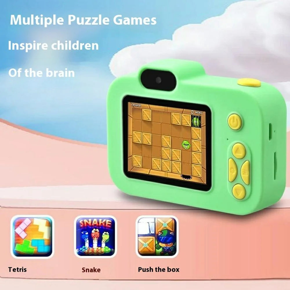 Y8 2.0 Inch Screen Kids Digital Camera Auto Focus Single Lens HD Video Recorder for Children - Pink - 6