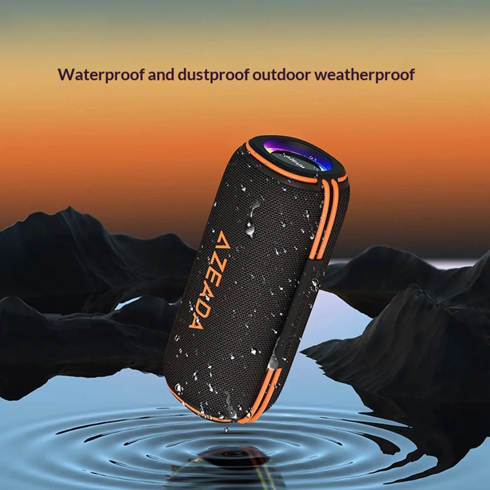AZEADA AZ-S05 10W Portable Bluetooth-compatible Speaker RGB Lighting IPX6 Waterproof Subwoofer for Outdoor - 4