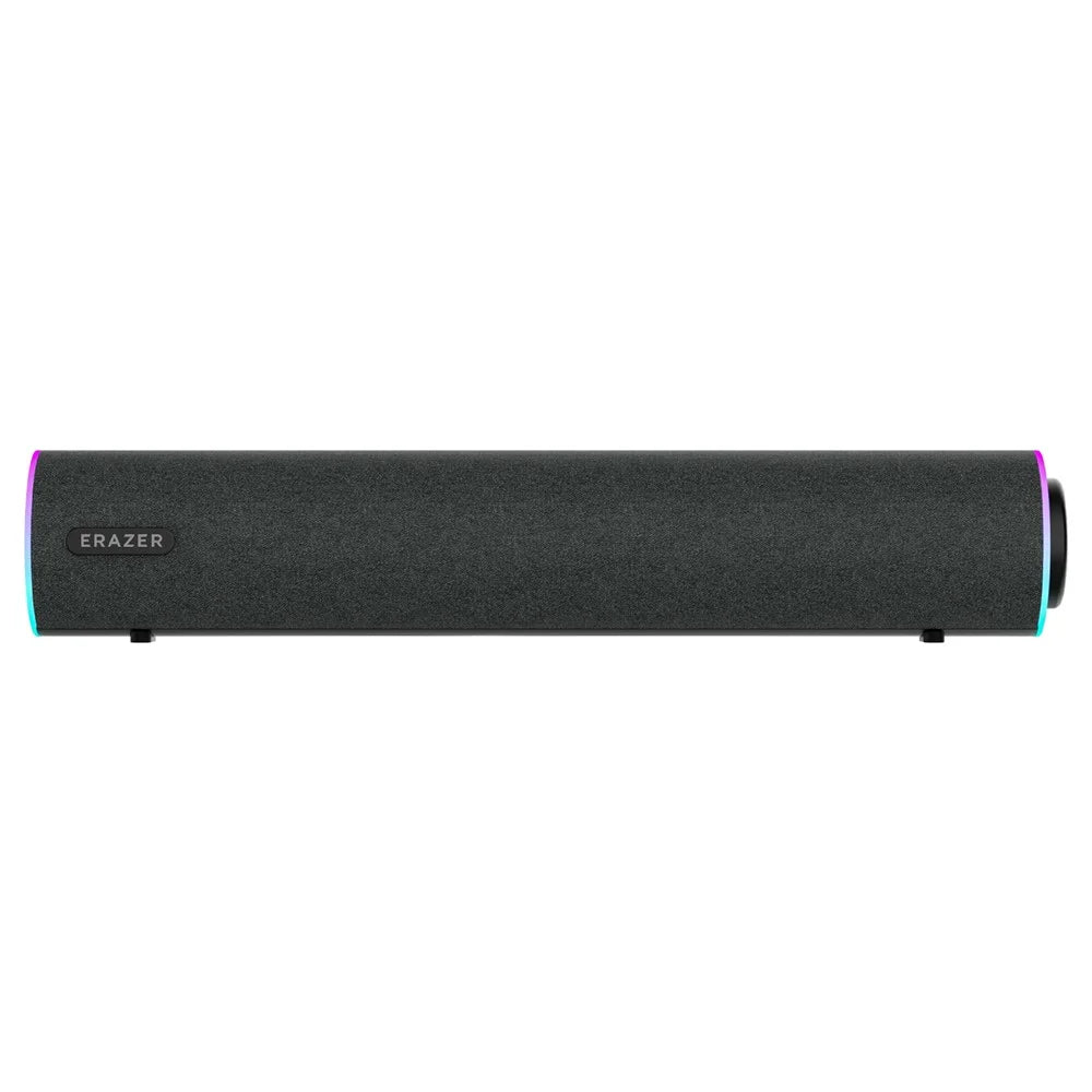 ERAZER W111 Desktop USB Wired Bluetooth-compatible Speaker 6W Dual Channel RGB Light Portable Speaker for PC Gaming (Invested By Lenovo) - Black - 1