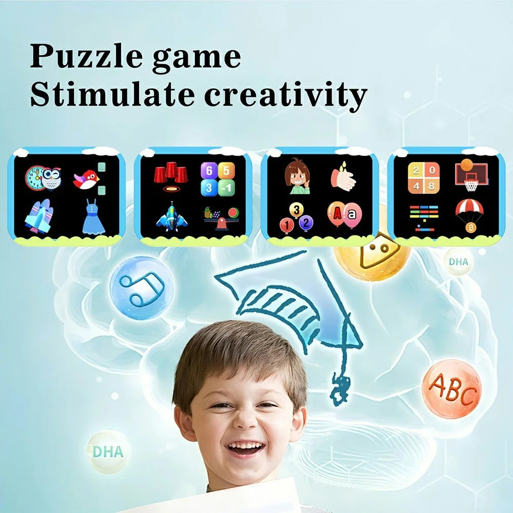 KC01 Kids Camera Toy with 1.85 Inch Screen 16X Zoom Mini Camera Built-in Games Music Stories for Boys Girls - Pink - 7