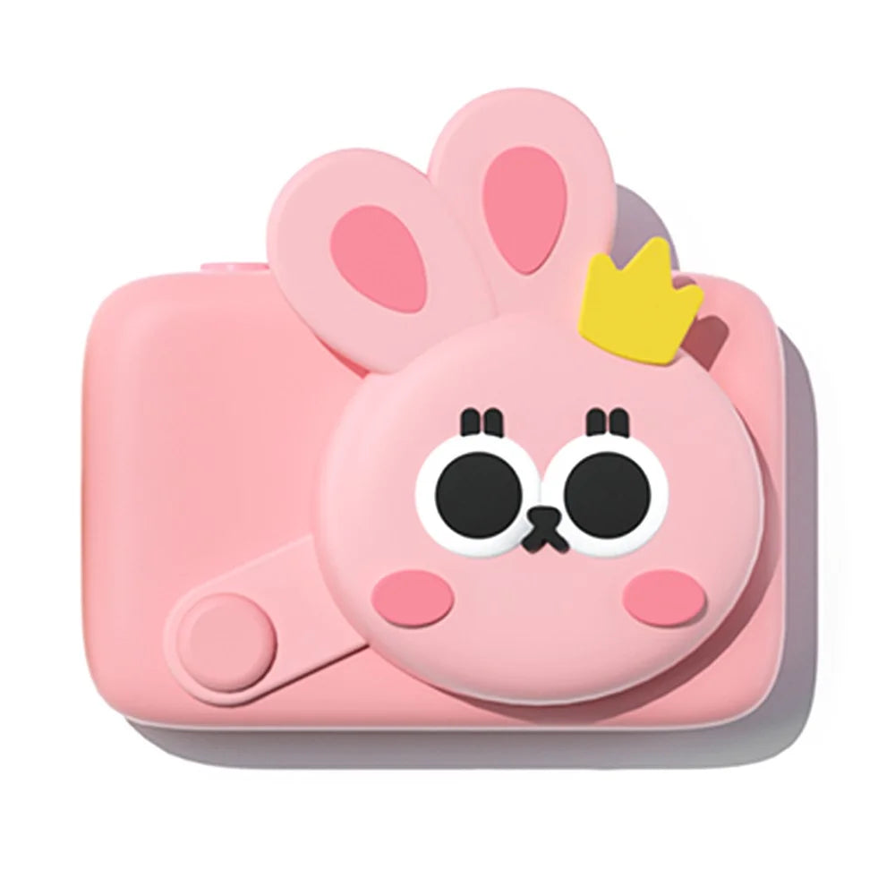KOOOL K12 AI Object Recognition Children Camera 64MP 2.4 inch Kids Digital Camera Video Camera Birthday Gifts Toys - Pink - 1
