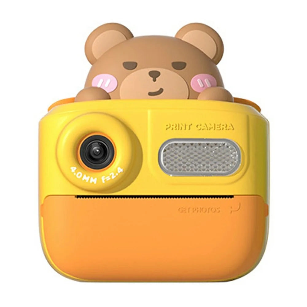 KOOOL K64 Children HD Dual Lenses Instant Camera for Photography and Video Recording - Bear - 1