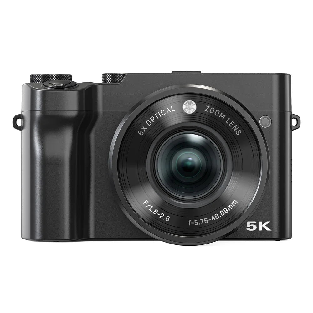 DC209X Digital Camera 64MP 5K Video Recording EIS Stabilization Dual Lens Camera with 32GB Memory Card - 7