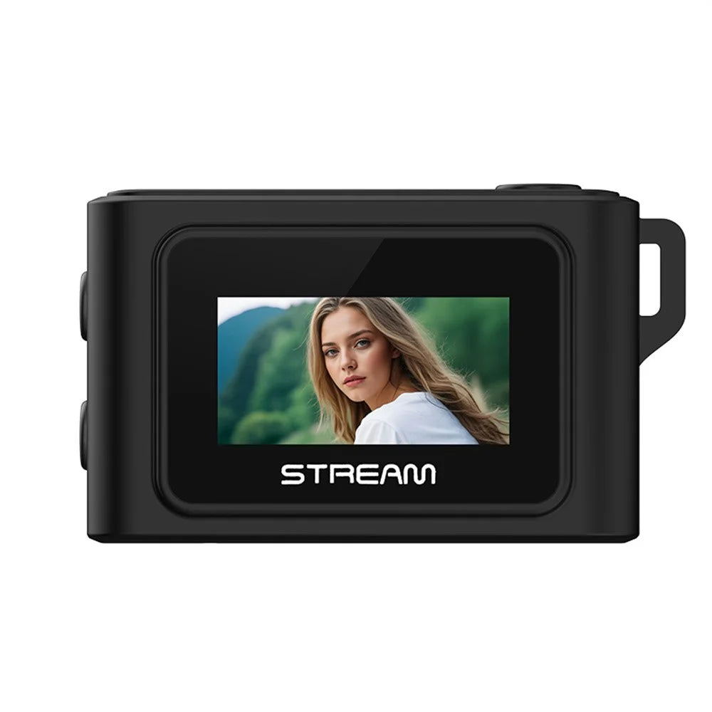 H09 Portable Digital Camera 0.96 Inch Full Color Display HD Photo Video Recording Mini Thumb-Sized Camera - Black - 2
