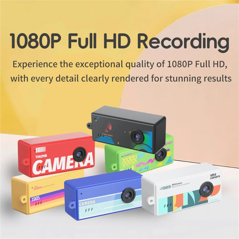 X7 0.96 Inch Mini Retro Digital Camera CCD Sensor 1080P HD Video Recording Keychain Camera - Red - 7