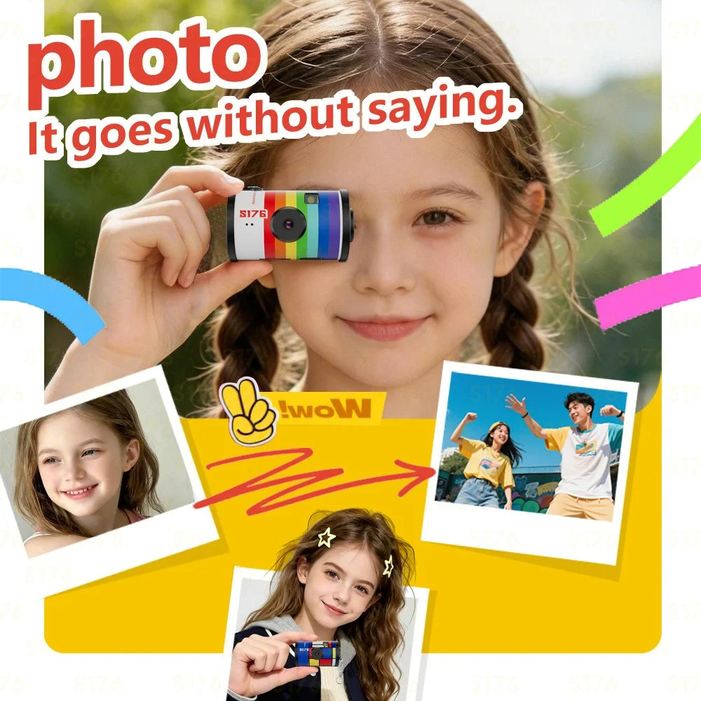 S176 Mini Thumb Camera 1.47 Inch IPS Screen 1080P HD Video Recording Portable Film Keychain Camera - White - 2