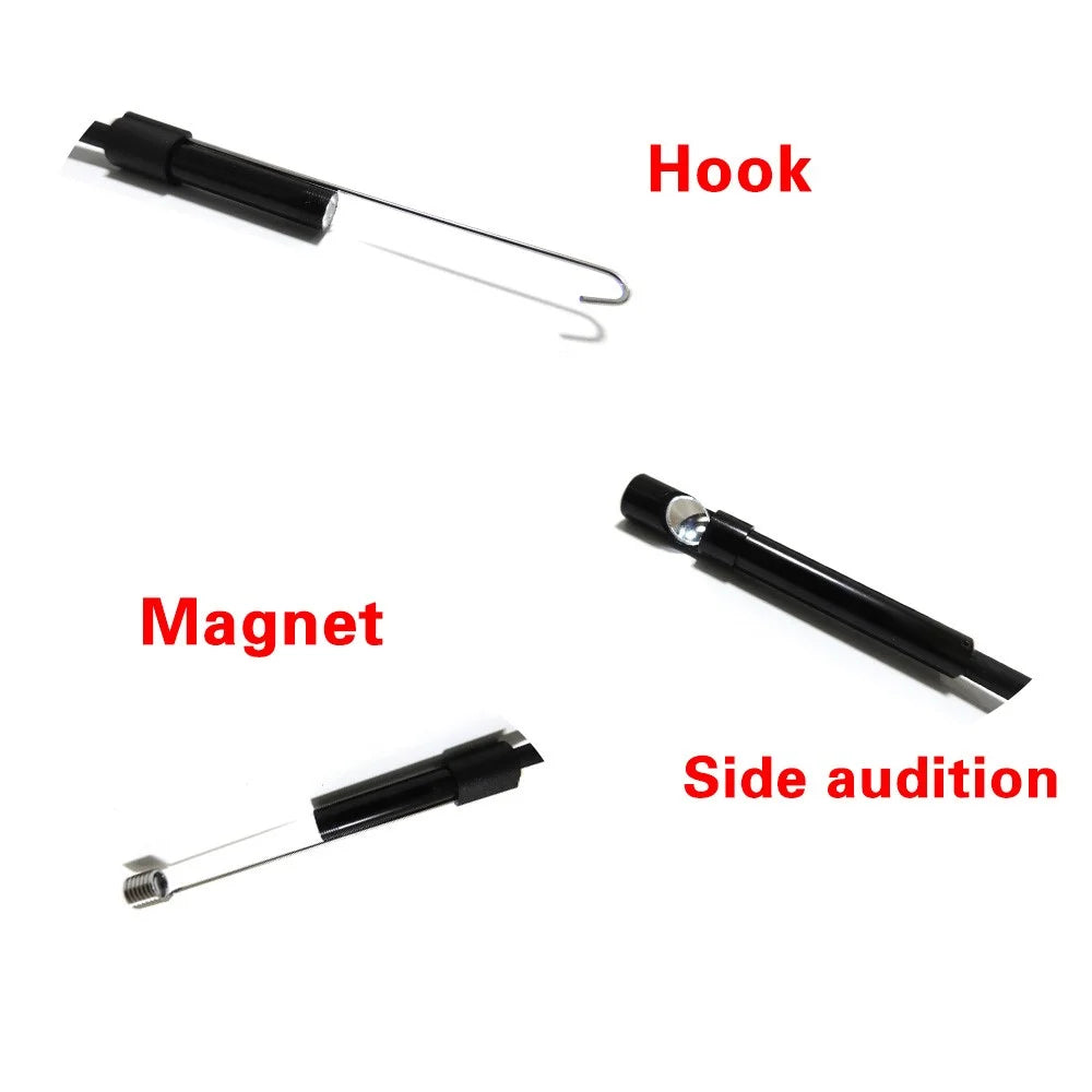 F99 WiFi Endoscope HD Inspection Camera Wireless Snake Camera with 2M Semi-Rigid Cable - 7