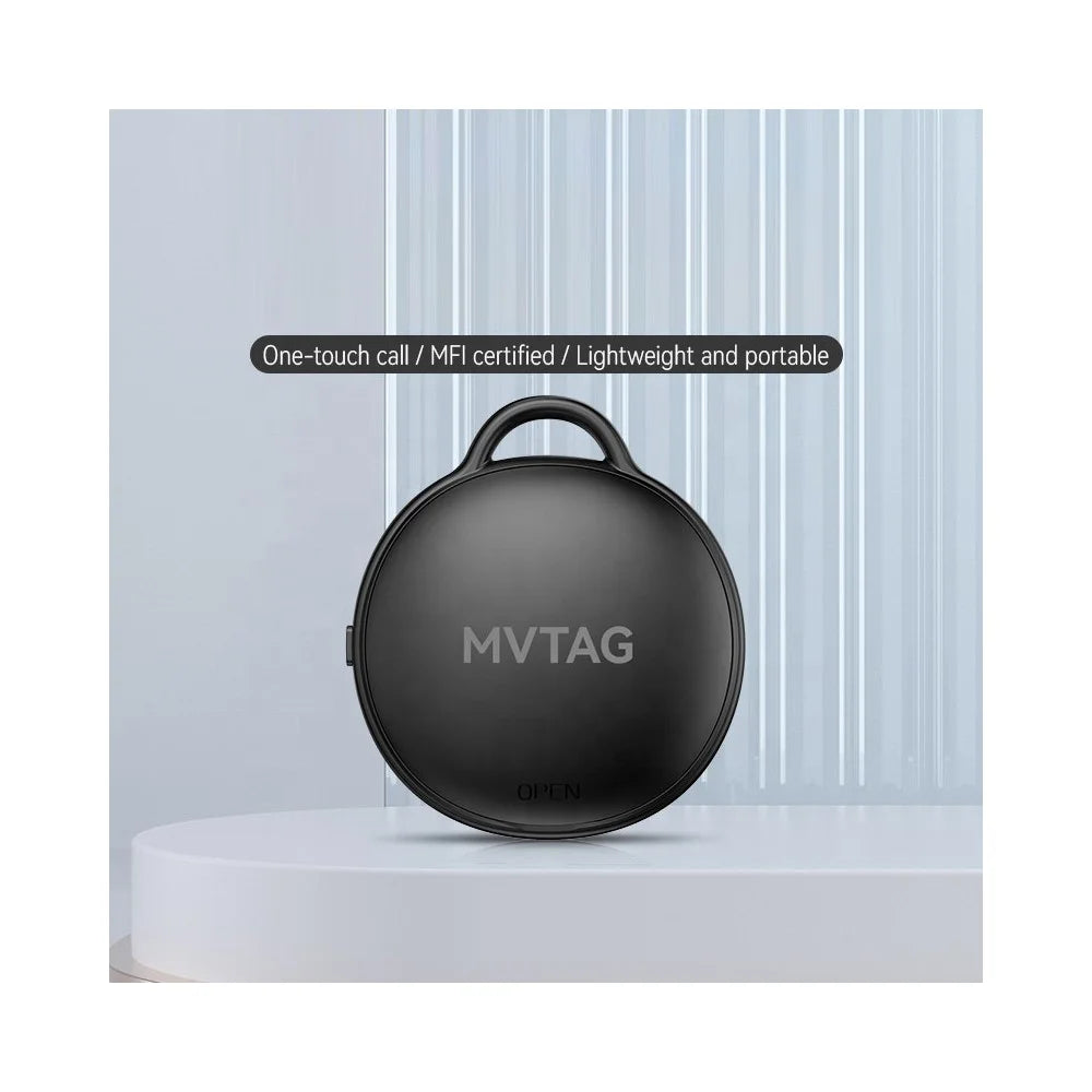 F6 Smart Finder Bluetooth-compatible Luggage Tracker Smart Tag for Key, Backpack, Wallet - Black - 2