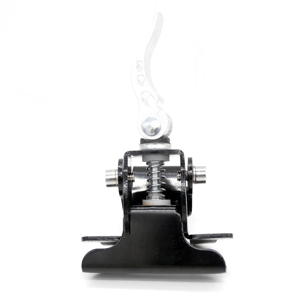 Hand Pressed Quick Release Stainless Steel Mobile Car CB Radio Antenna Mount Bracket - Black - 4