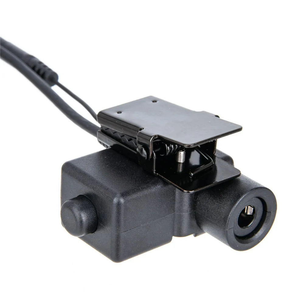 For HYT / Kenwood / Baofeng UV-5R Radio Walkie Talkie High Strength U94 PTT Finger Microphone Adapter - 4