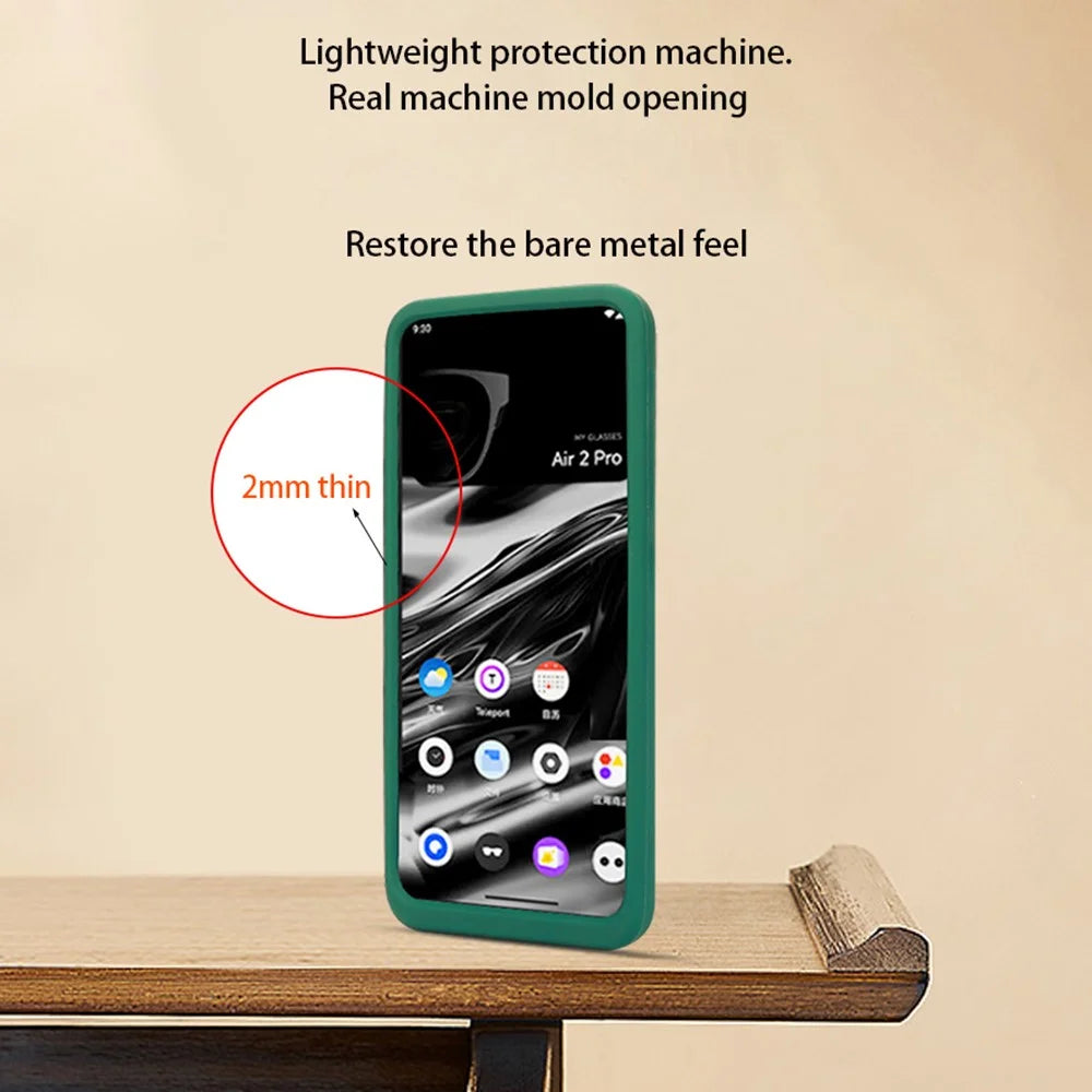 For XREAL Beam Pro AR Computation Anti-Scratch Silicone Case Cover - Blackish Green - 3