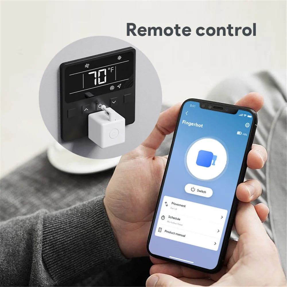 ADFBB531 Rechargeable Tuya Bluetooth-compatible Smart Touch Pusher Arm Fingerbot Plus Switch Button - 5