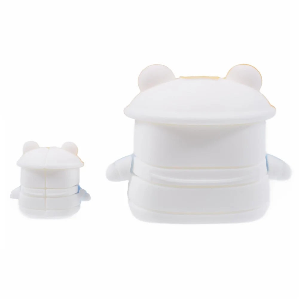 1 Set Cartoon Hat Duck Protective Case Silicone Adapter Charger Cable Protector Cover for iPhone 18W  /  20W Charger - Orange - 2
