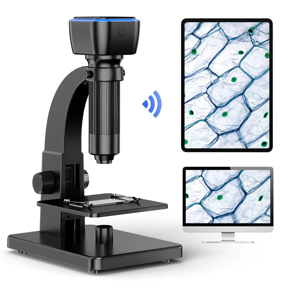 315w Dual Lens Smart WiFi Digital Microscope 2000X Magnification Rechargeable Microscope Video Recorder - 2