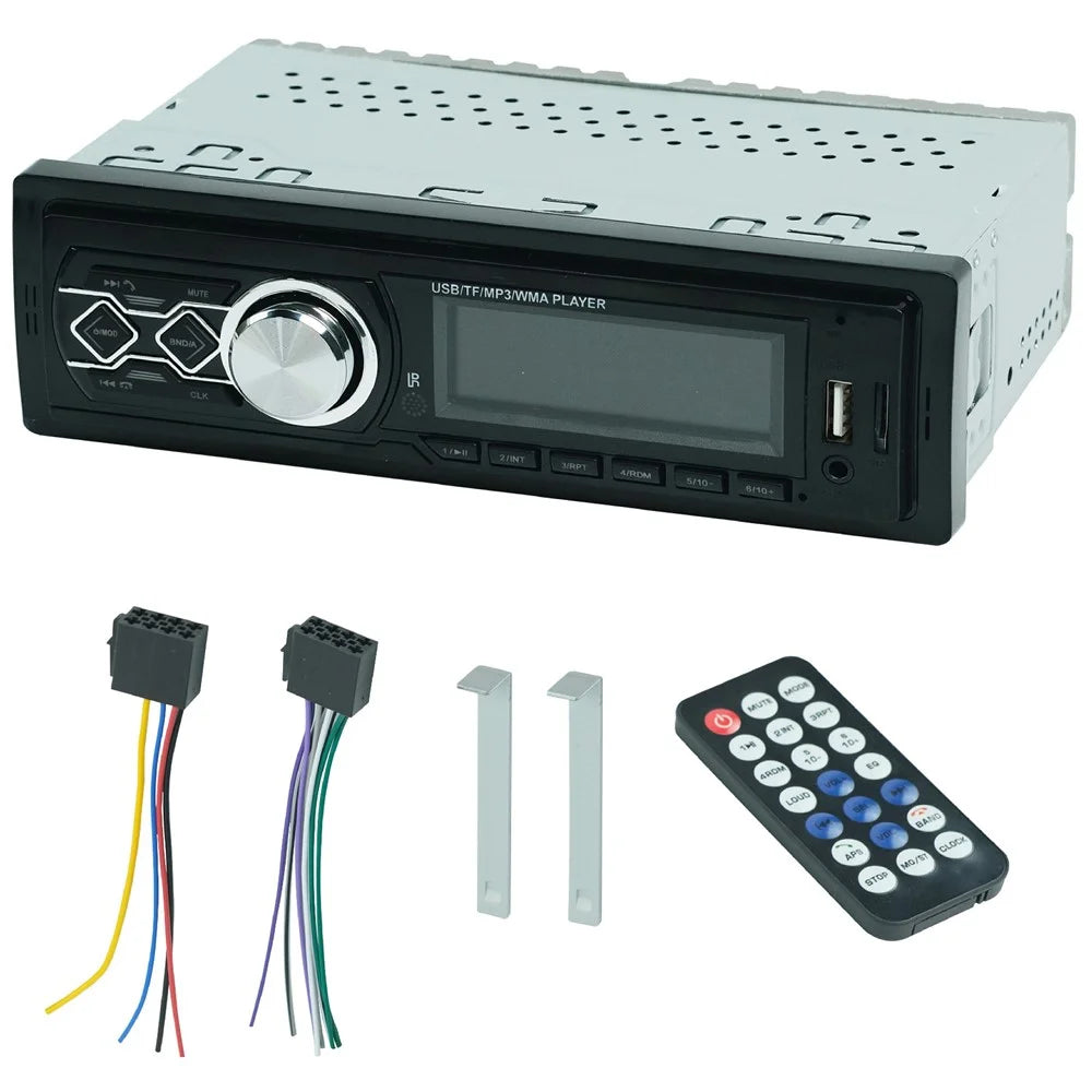 HD-1789 2.1A Fast Charging USB Port Bluetooth-compatible FM Radio Car Audio MP3 Player with Remote Control (High Power) - 1