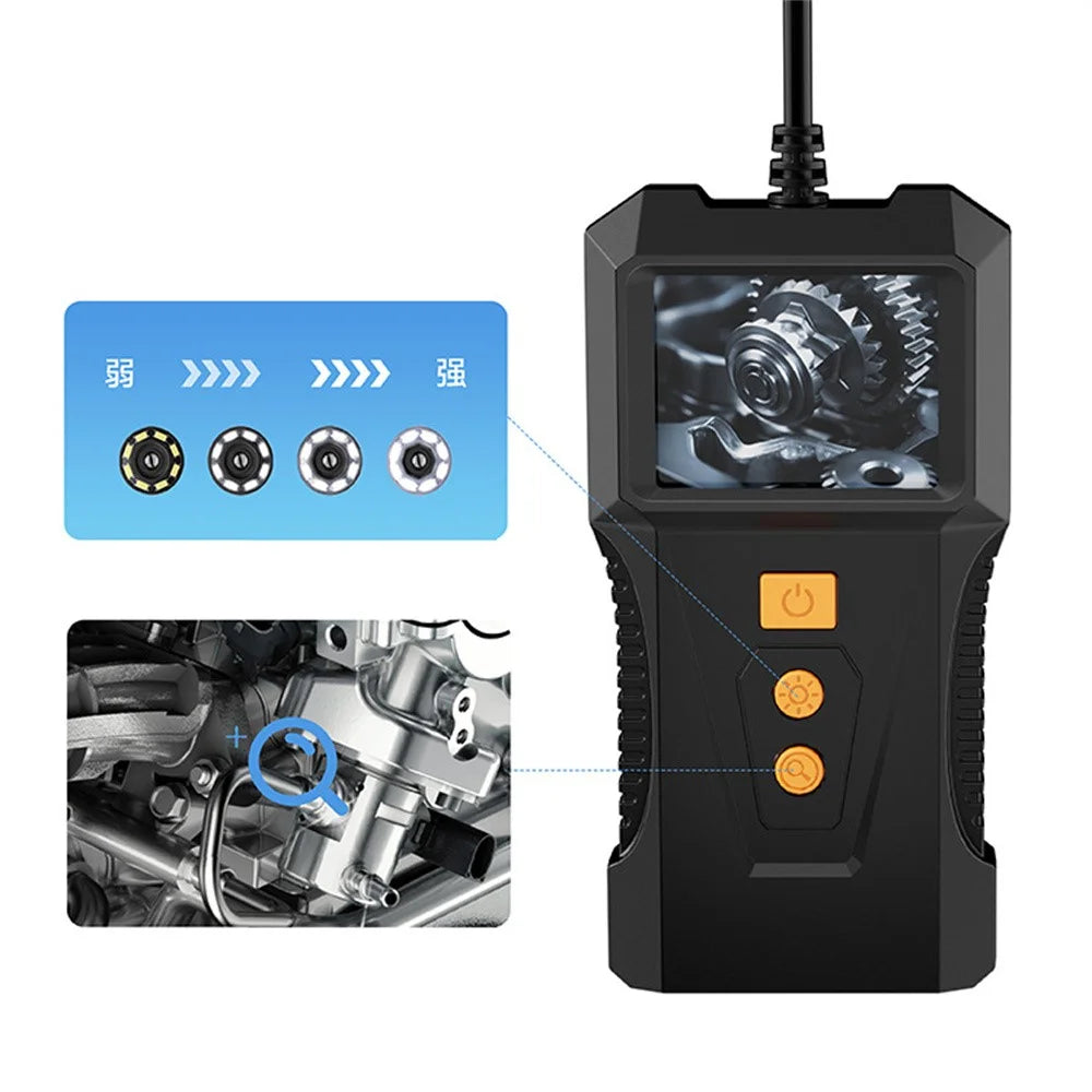 P230 5m Hard Wire 2 Inch HD 1080P Industrial Endoscope Handheld Inspection Camera with 8mm Lens - 2