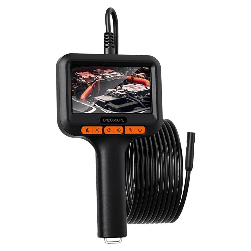 T42-AV 8mm Single Lens Endoscope 4.3 Inch IPS Screen 1080P HD Handheld Inspection Camera - 5m Wire - 1