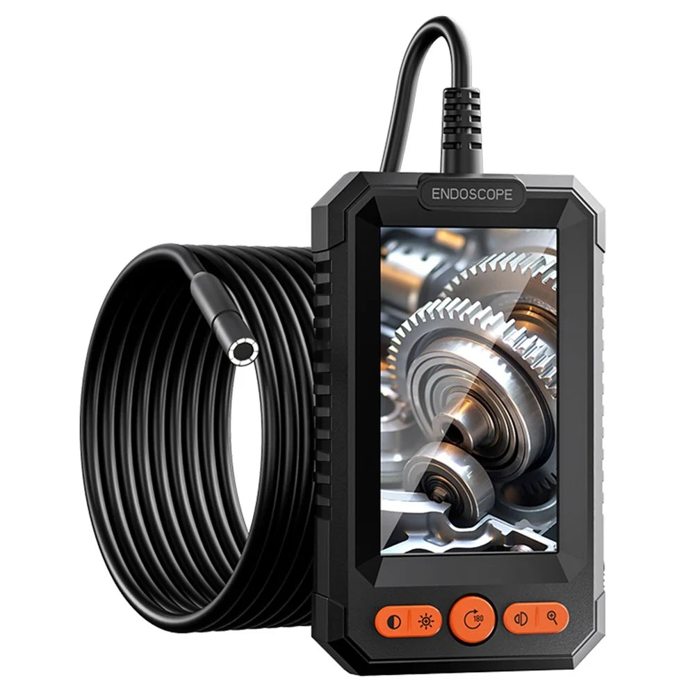 T40-AV 8mm Single Lens Endoscope 4.3 Inch IPS Screen 1080P HD Handheld Inspection Camera - 30m Wire - 1
