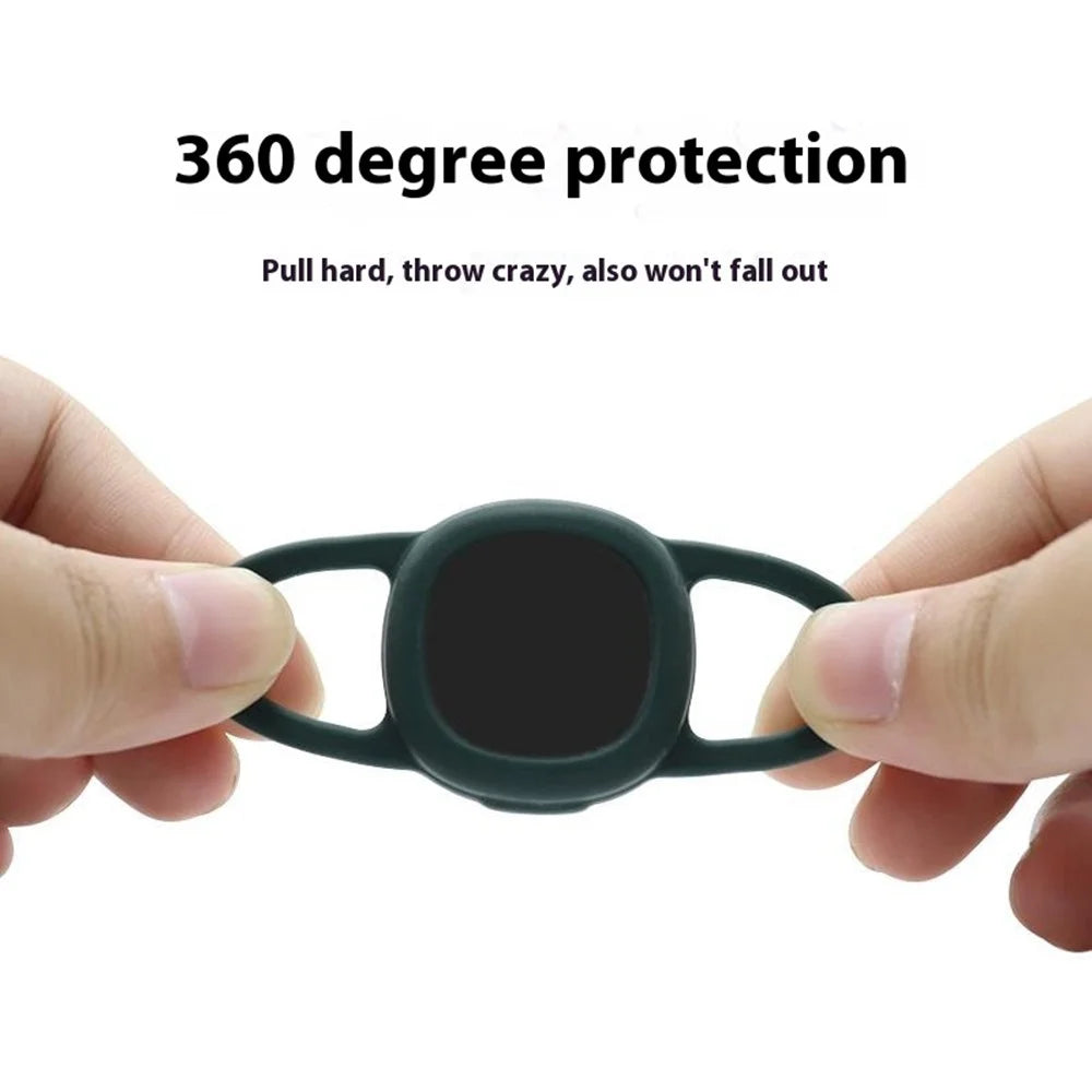 Size L Silicone Case for Tile Sticker (2024) , Pet Tracker Protective Cover - Yellow - 5