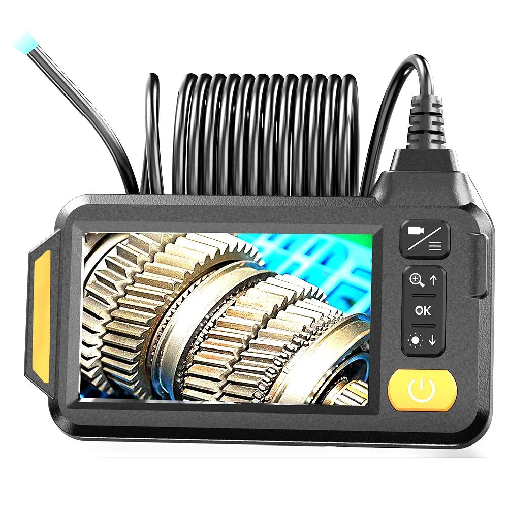 B313 4.3 Inch Inspection Camera 8mm Single Lens Industrial Endoscope with 5m Rigid Cable - 1