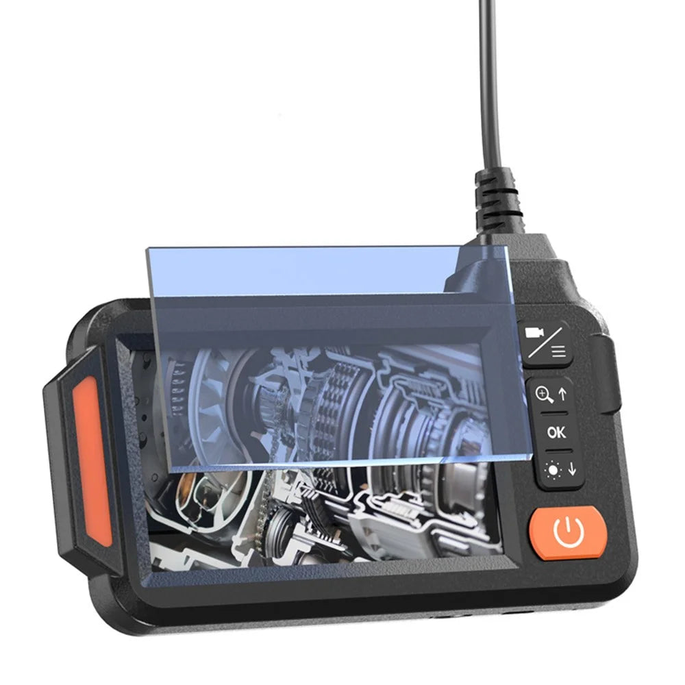 B313 4.3 Inch Inspection Camera 8mm Double Lens Industrial Endoscope with 5m Rigid Cable - 3