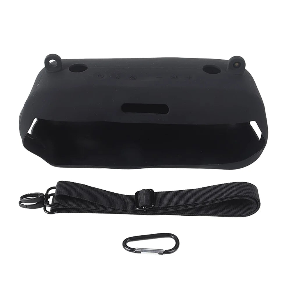 For Bose SoundLink Max Silicone Case Bluetooth-compatible Speaker Anti Scratch Protective Cover - Black - 2
