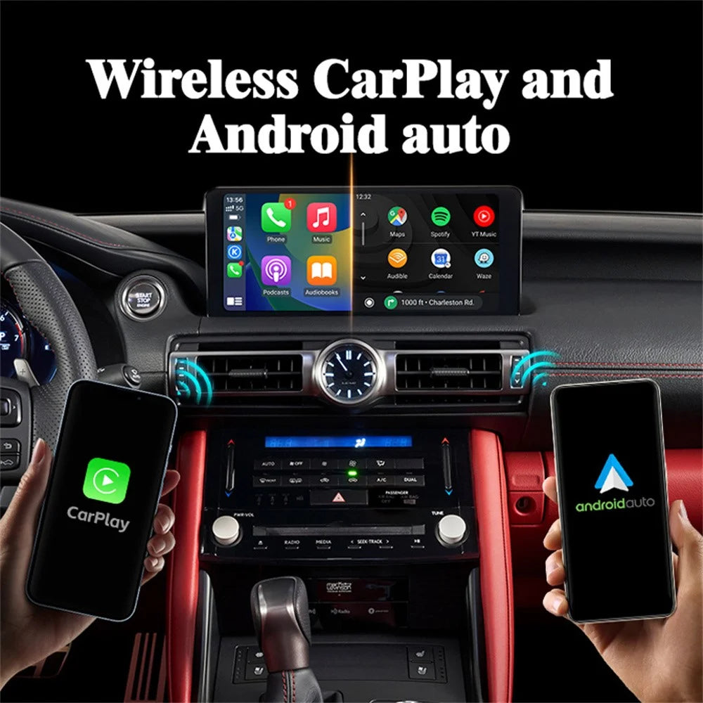 FL3 2 In 1 Wireless CarPlay Adapter Android Auto Converter Plug and Play Wired to Wireless CarPlay Box - 3