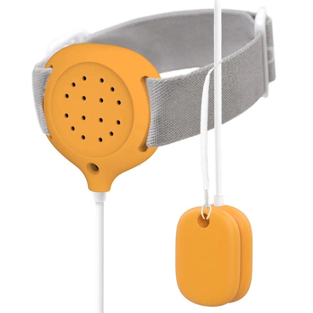 H-01A Magnetic Bettwetting Sensor Monitor for Kids Wired Night Pee Alarm with Sound and Vibration - Orange - 1