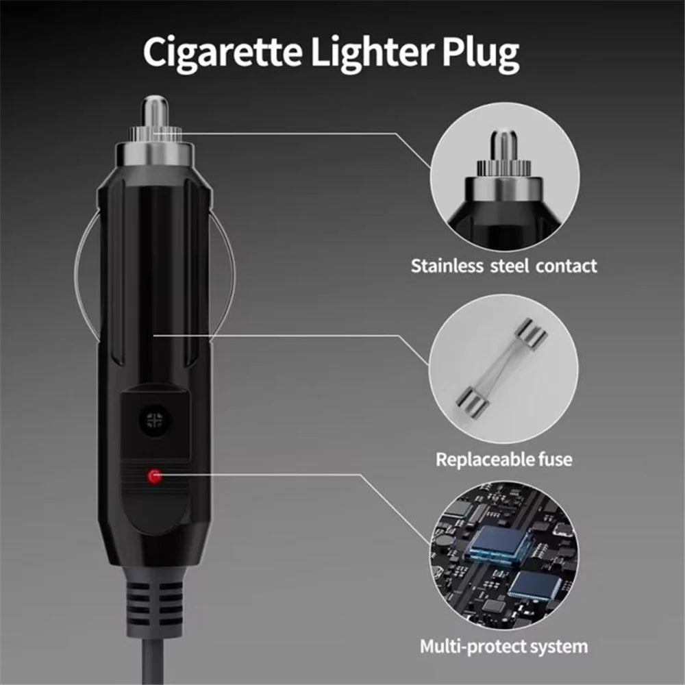 ONTEN SL202 Starlink Mini Cable Car Adapter 5m Mini DC Power Cable to Cigarette Charger Power Cable - 5