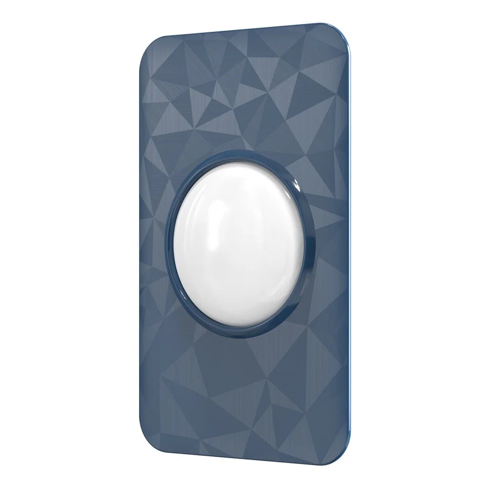 CP32 For AirTag Card Protector PC Wallet Holder Card Slim Tracker Locator Cover - Navy Blue - 1