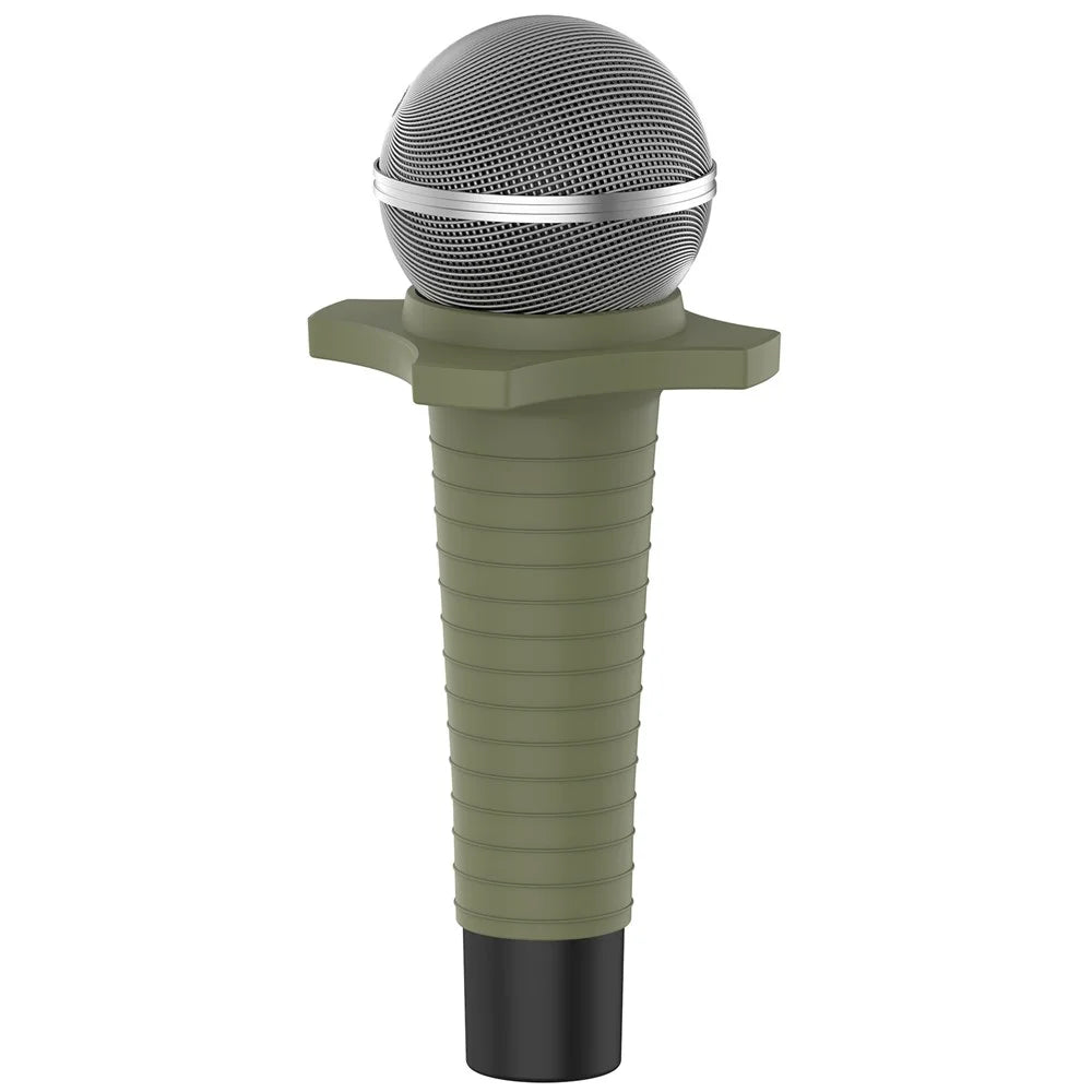 For Shure SM58 Microphone Silicone Case Mic Shield Protective Cover - Army Green - 2