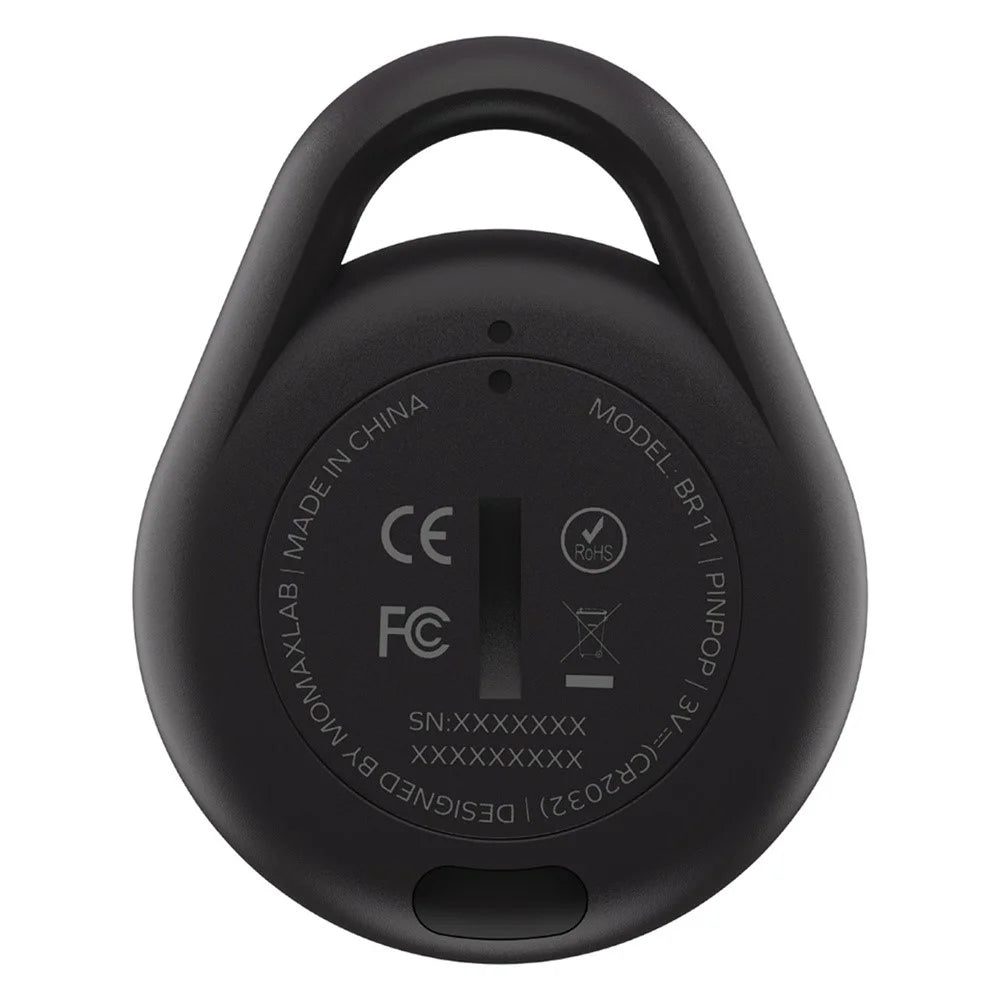 MOMAX Pinpop Duo Keychain Smart Tracker Bluetooth-Compatible Key Finder for iOS / Android - Black - 3