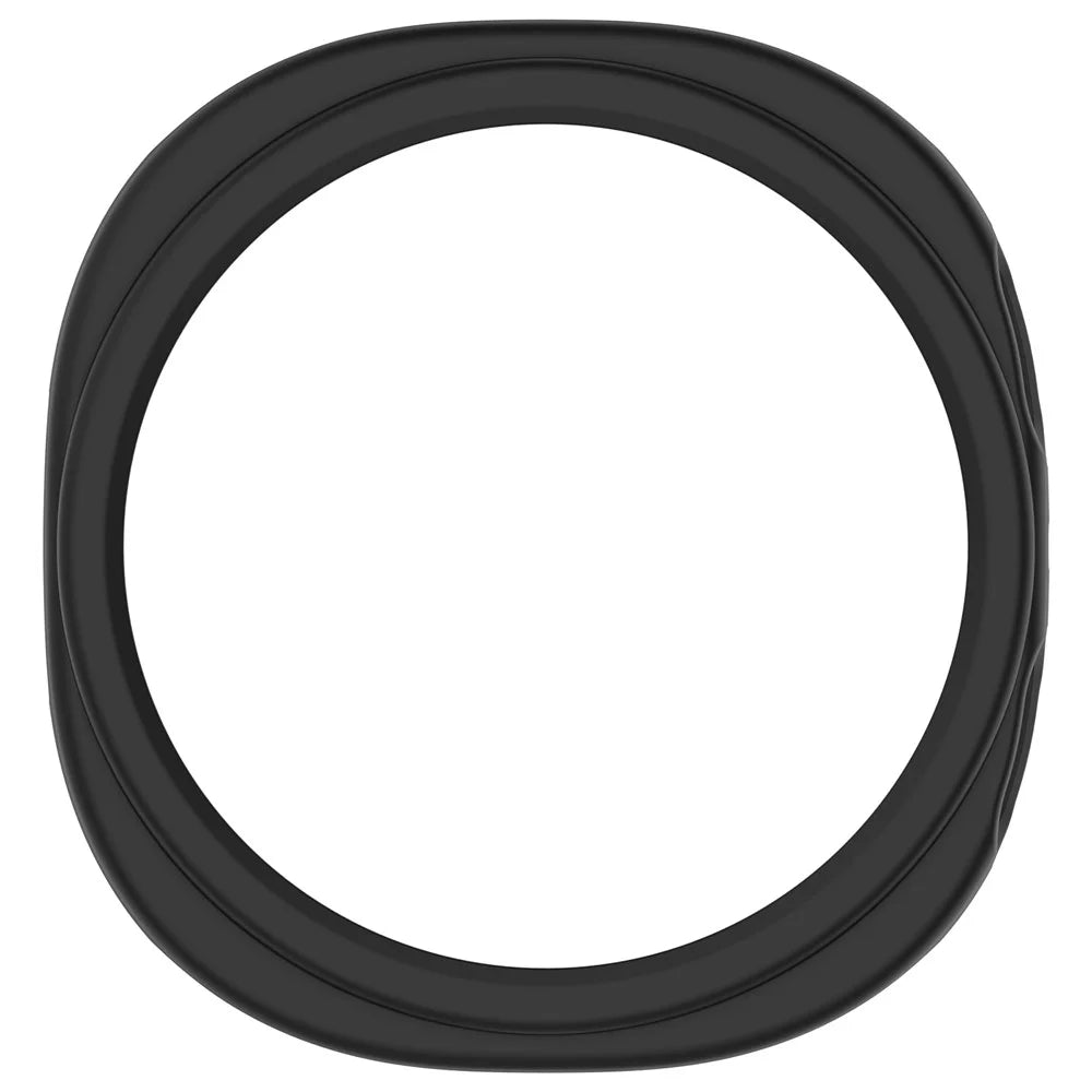 Protective Case for Samsung Galaxy Watch8 40mm Semi-Enclosed Hard PC Watch Cover - Black - 4