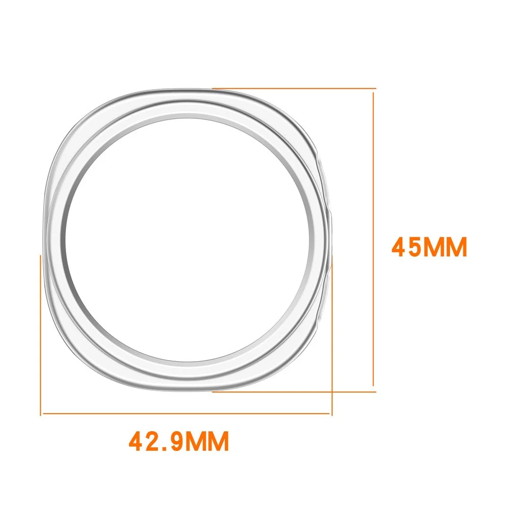 Protective Case for Samsung Galaxy Watch8 40mm Semi-Enclosed Hard PC Watch Cover - Black - 7