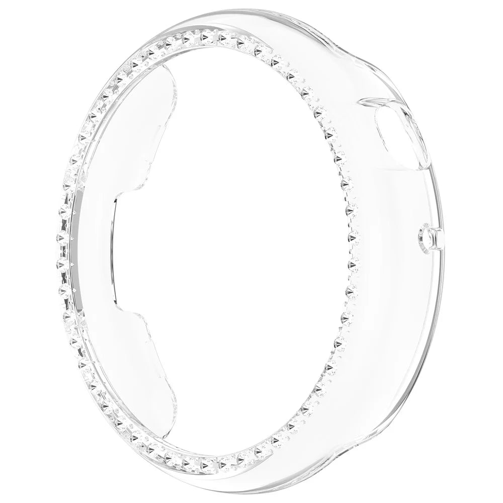 IVY-B39 For Honor Watch Fit Vitality Edition PC Watch Case Rhinestone Decor Hollow Protective Cover - Transparent - 2