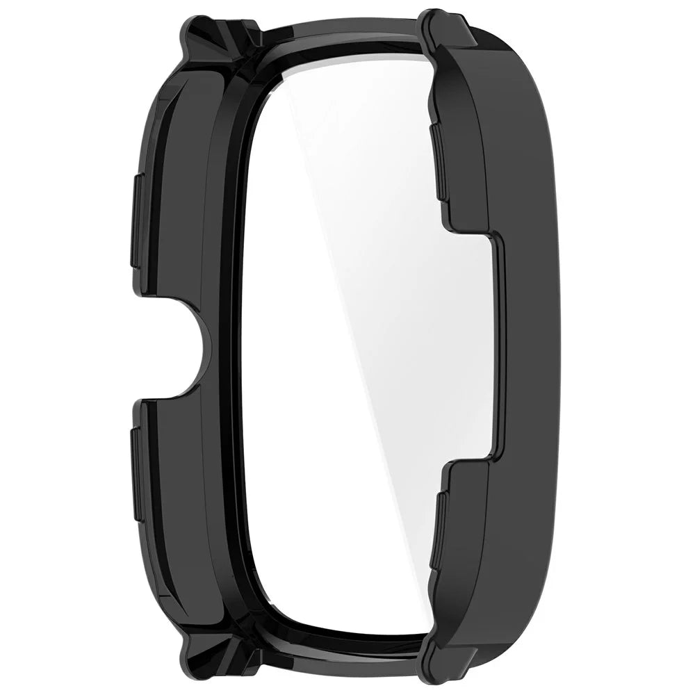 For Haylou RS5 Watch Case with Tempered Glass Screen Protector PC Protective Cover - Black - 5